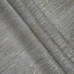 Layered Silver Gray Sheer Metallic Shimmer Stretch Tulle Fabric showing shimmering depth, soft transparency and airy flexible folds for eveningwear, overlays, costumes and stagewear