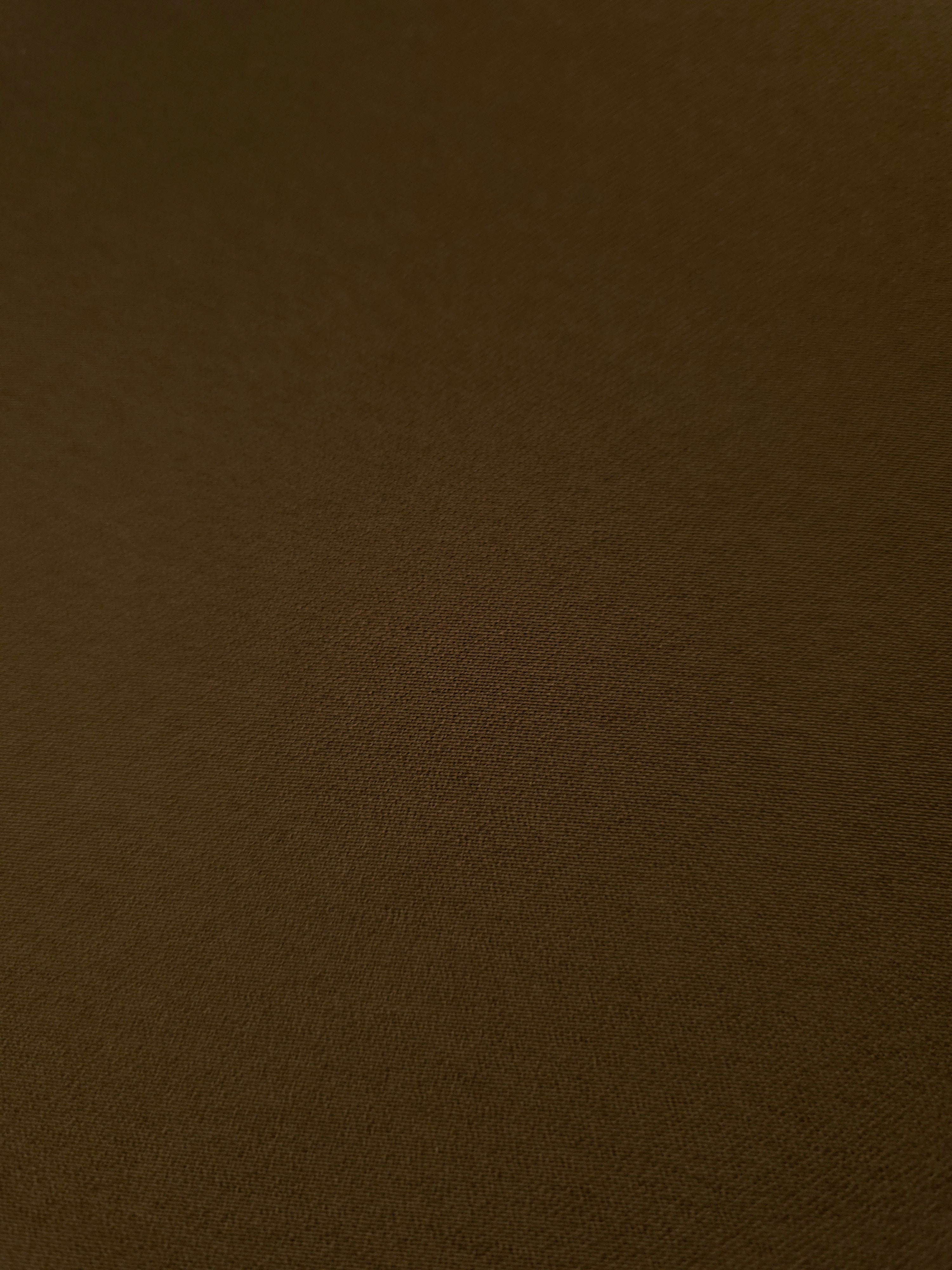 Dark Walnut Brown Korean polyester crepe close-up showing the fine weave, smooth texture and silky-soft finish