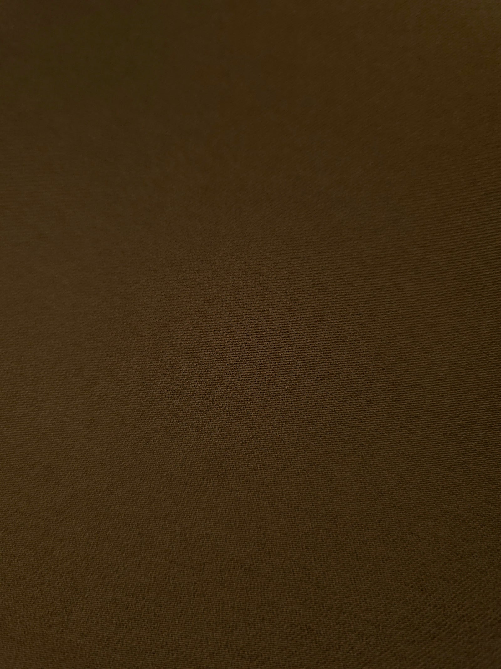 Dark Walnut Brown Korean polyester crepe close-up showing the fine weave, smooth texture and silky-soft finish