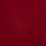 Deep Cherry Red Korean polyester crepe close-up showing the fine weave, smooth texture and silky-soft finish