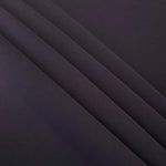 Deep Eggplant Purple mechanical polyester crepe layered to show soft structure for tailored garments and separates