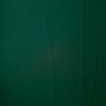 Deep Emerald Green opaque Korean polyester crepe shown flat, 205 GSM smooth woven fabric for dressmaking