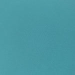 Fine texture close-up of Dusty Aqua Blue 100% mechanical polyester crepe showing a smooth, silky-soft woven hand