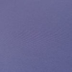 Texture detail of Dusty Indigo Blue mechanical polyester crepe, a smooth woven fabric with a soft silky hand