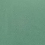 Woven close-up of Dusty Mint Green mechanical polyester crepe showing smooth texture and a soft silky-feel finish