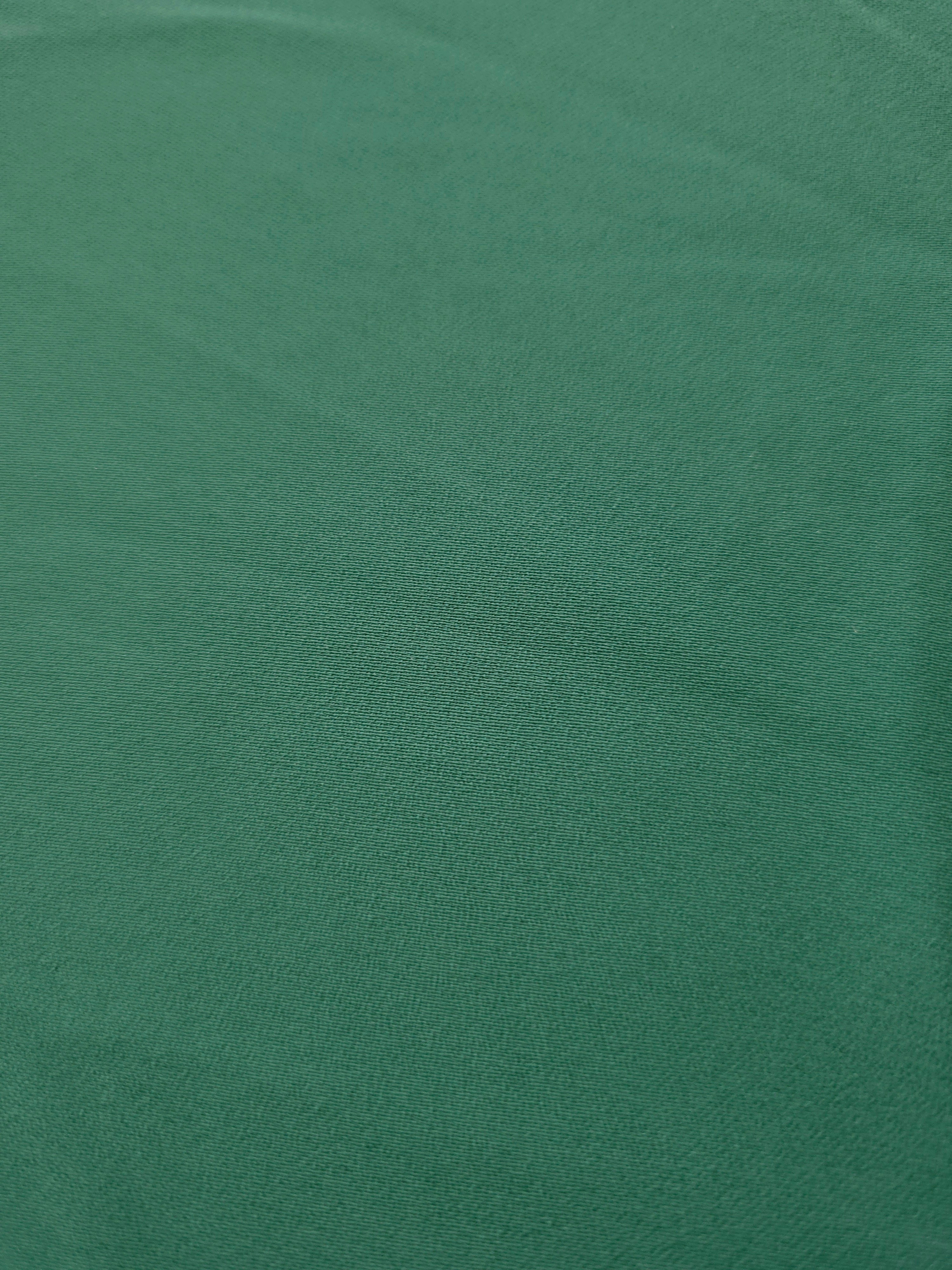 Dusty Pine Green polyester crepe close-up showing fine weave, smooth texture and a soft silky-feel finish
