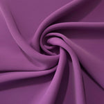 Dusty Plum mechanical polyester crepe layered to show soft structure for tailored garments and separates