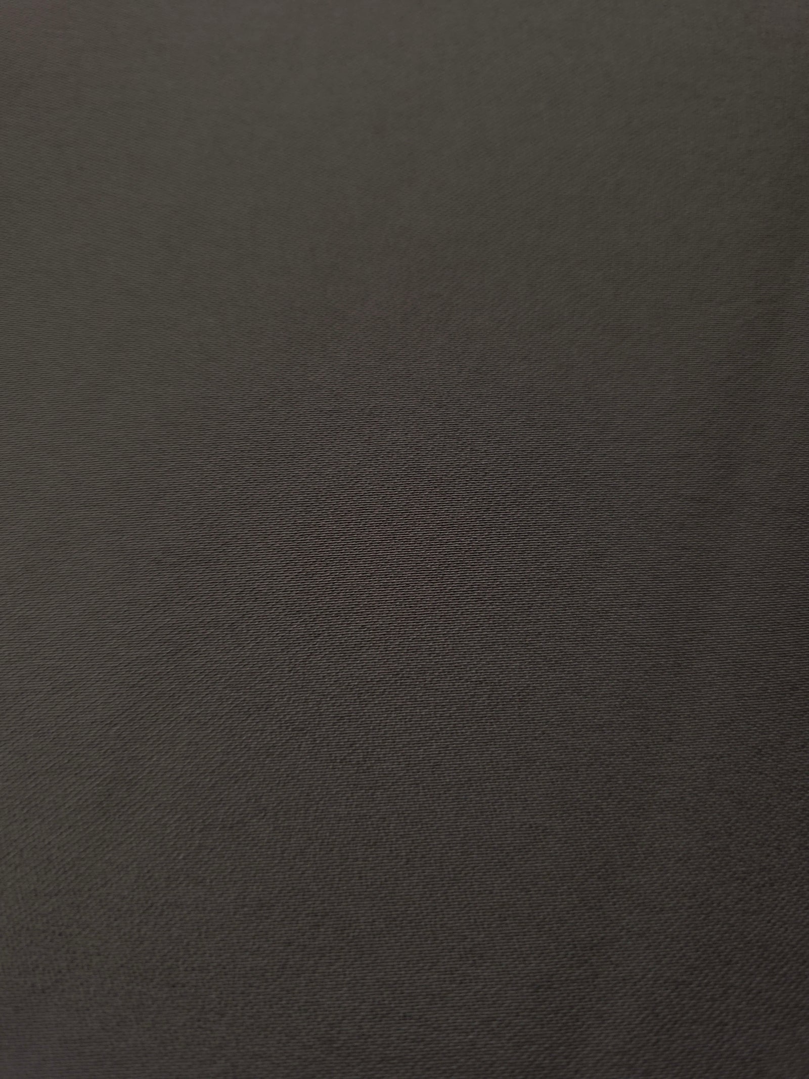 Espresso Taupe Korean polyester crepe close-up showing the fine weave, smooth texture and silky-soft finish