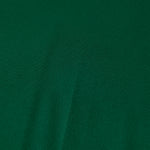 Woven close-up of Forest Green mechanical polyester crepe showing smooth texture and a soft silky-feel finish