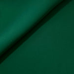 Forest Green polyester crepe gathered into a soft fold, showing fluid drape for dresses and blouse making