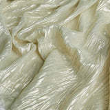 Italian Chiffon Fine Pleat / Plisse with All-Over Foil - Hiba Fabrics