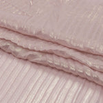 Italian Chiffon Abstract Pleats Gold Pink - Hiba Fabrics