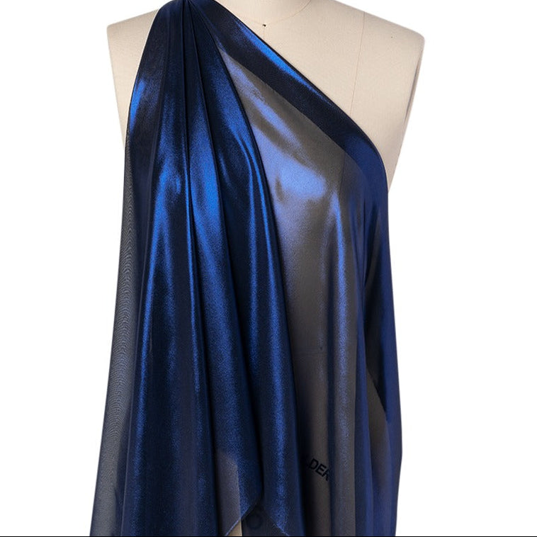 Liquid Sheen Metallic Polyester Chiffon 12 - Hiba Fabrics