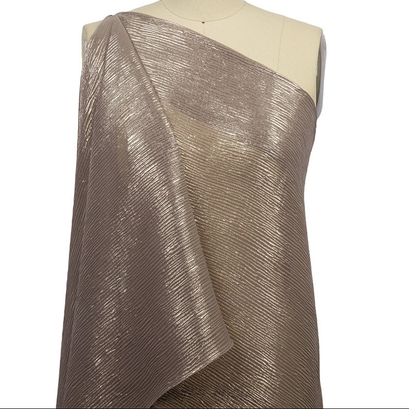 Polyester Chiffon Plisse With All Over Foil 5 - Hiba Fabrics