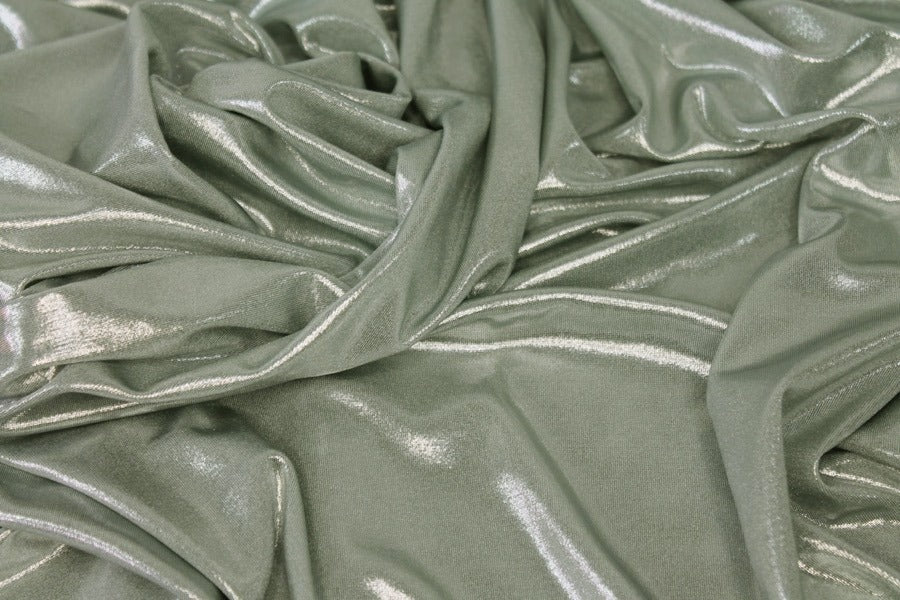 Slinky Jersey Metallic Foiled Fabric - Hiba Fabrics
