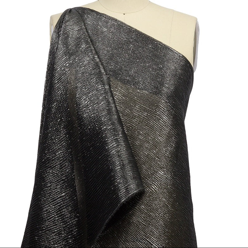 Polyester Chiffon Plisse With All Over Foil 7 - Hiba Fabrics