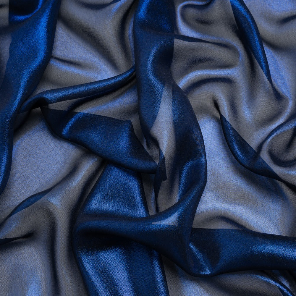 Liquid Sheen Metallic Italian  Chiffon - Hiba Fabrics