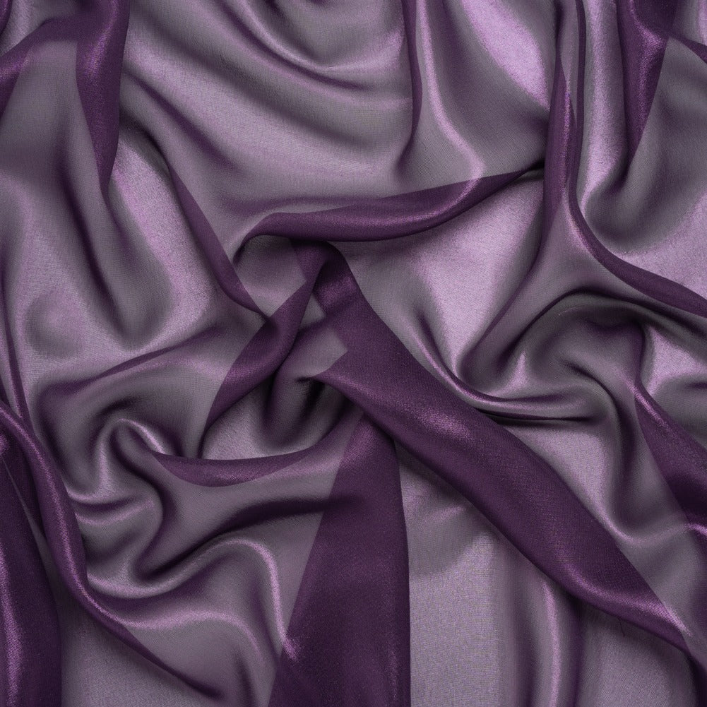 Liquid Sheen Metallic Italian  Chiffon - Hiba Fabrics