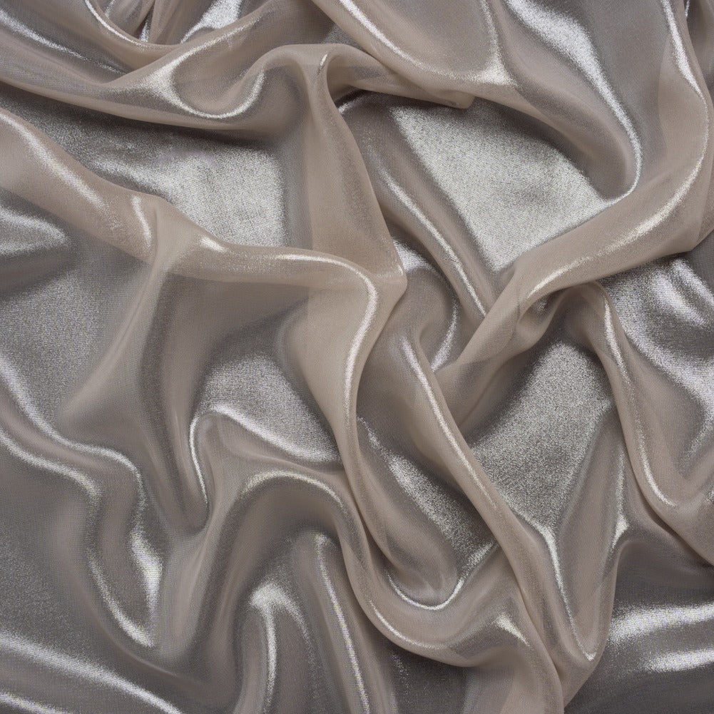Liquid Sheen Metallic Italian  Chiffon - Hiba Fabrics