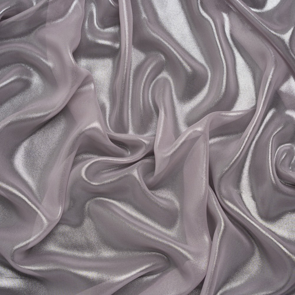 Liquid Sheen Metallic Italian  Chiffon - Hiba Fabrics