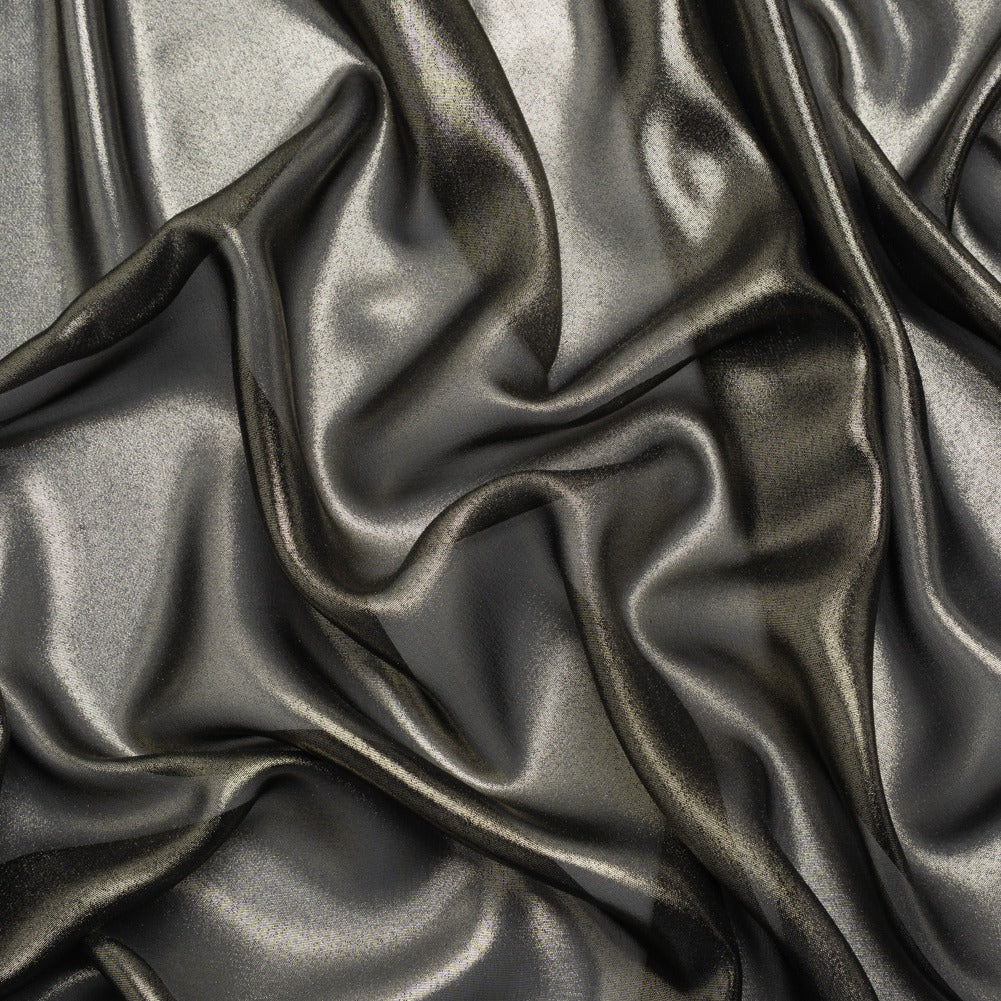 Liquid Sheen Metallic Italian  Chiffon - Hiba Fabrics