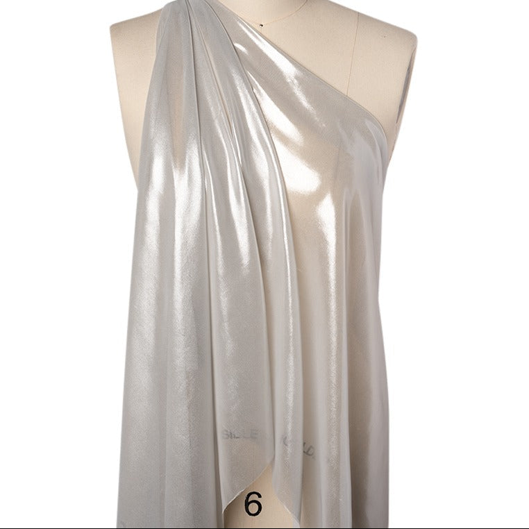 Liquid Sheen Metallic Polyester Chiffon 1 - Hiba Fabrics