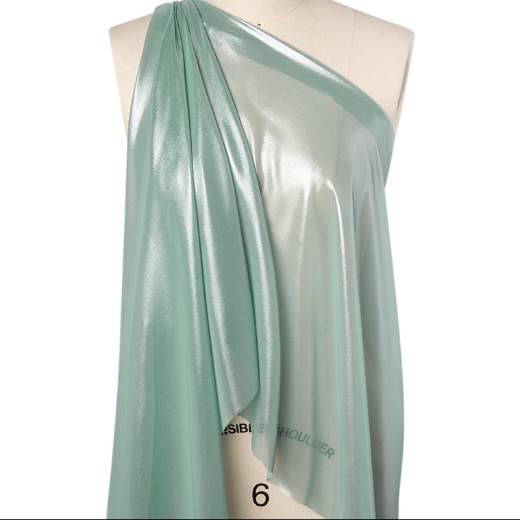 Liquid Sheen Metallic Polyester Chiffon 3 - Hiba Fabrics