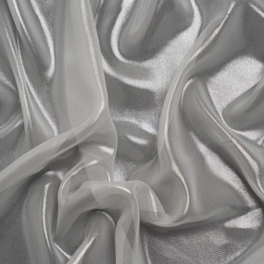 Liquid Sheen Metallic Italian  Chiffon - Hiba Fabrics