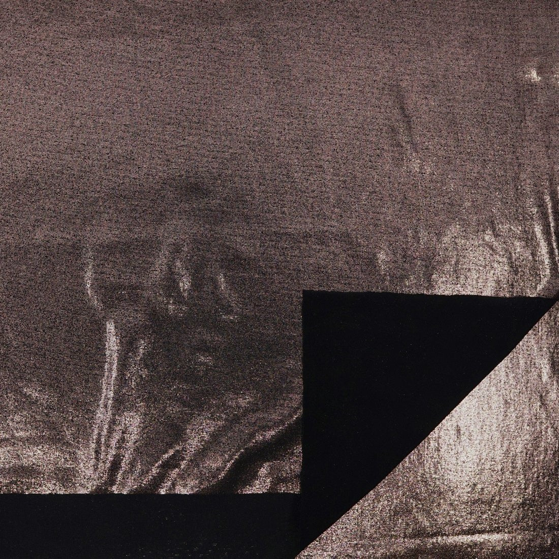 Slinky Jersey Metallic Foiled Spandex Fabric - Hiba Fabrics