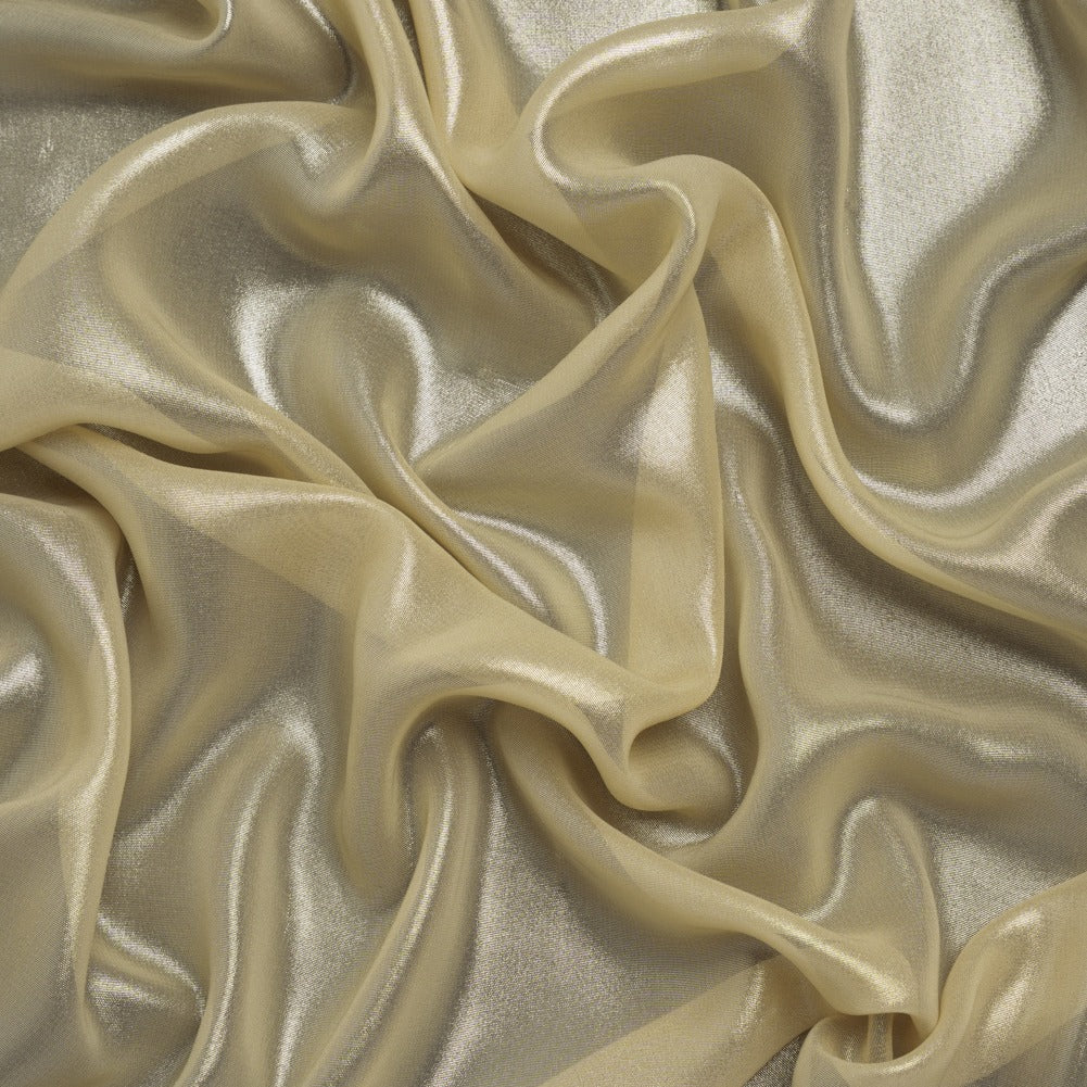 Liquid Sheen Metallic Italian  Chiffon - Hiba Fabrics