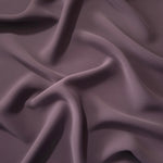 Fluid folds of Mauve Taupe opaque Korean crepe, a dress fabric suited to eveningwear and flowing skirts