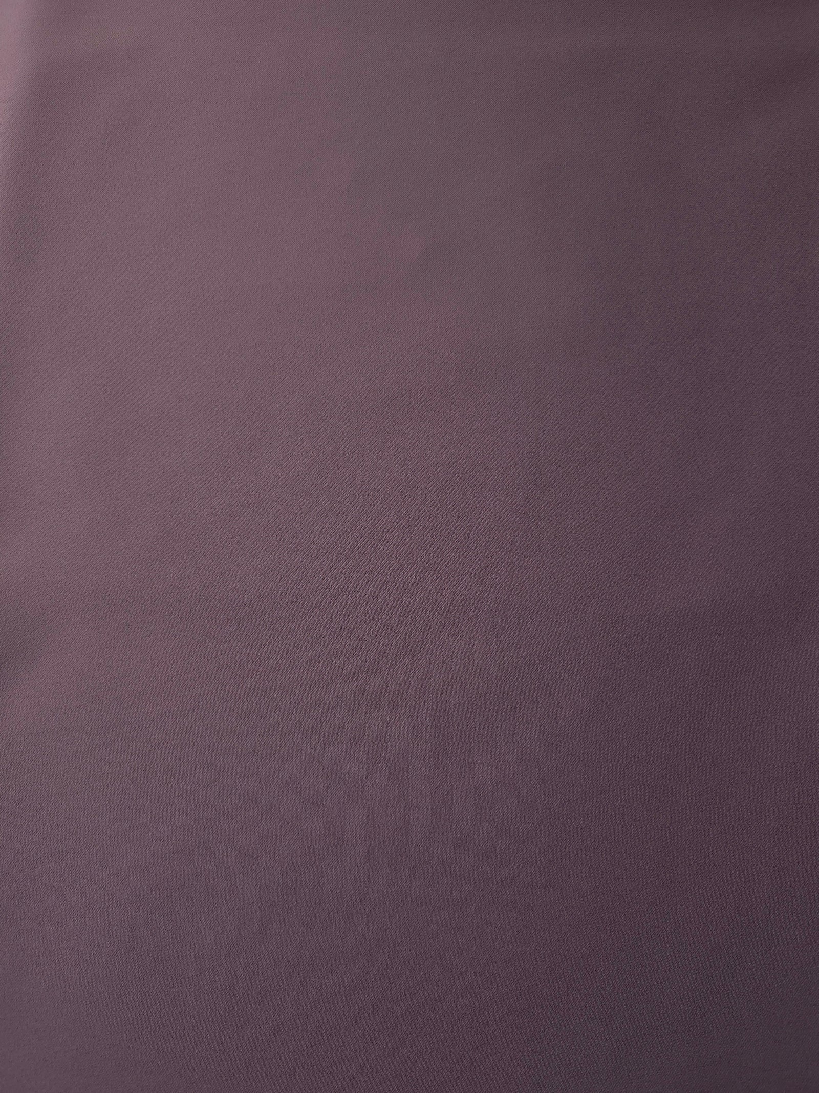 Mauve Taupe Korean crepe fabric shown flat, 205 GSM opaque polyester with a smooth surface and silky-soft hand