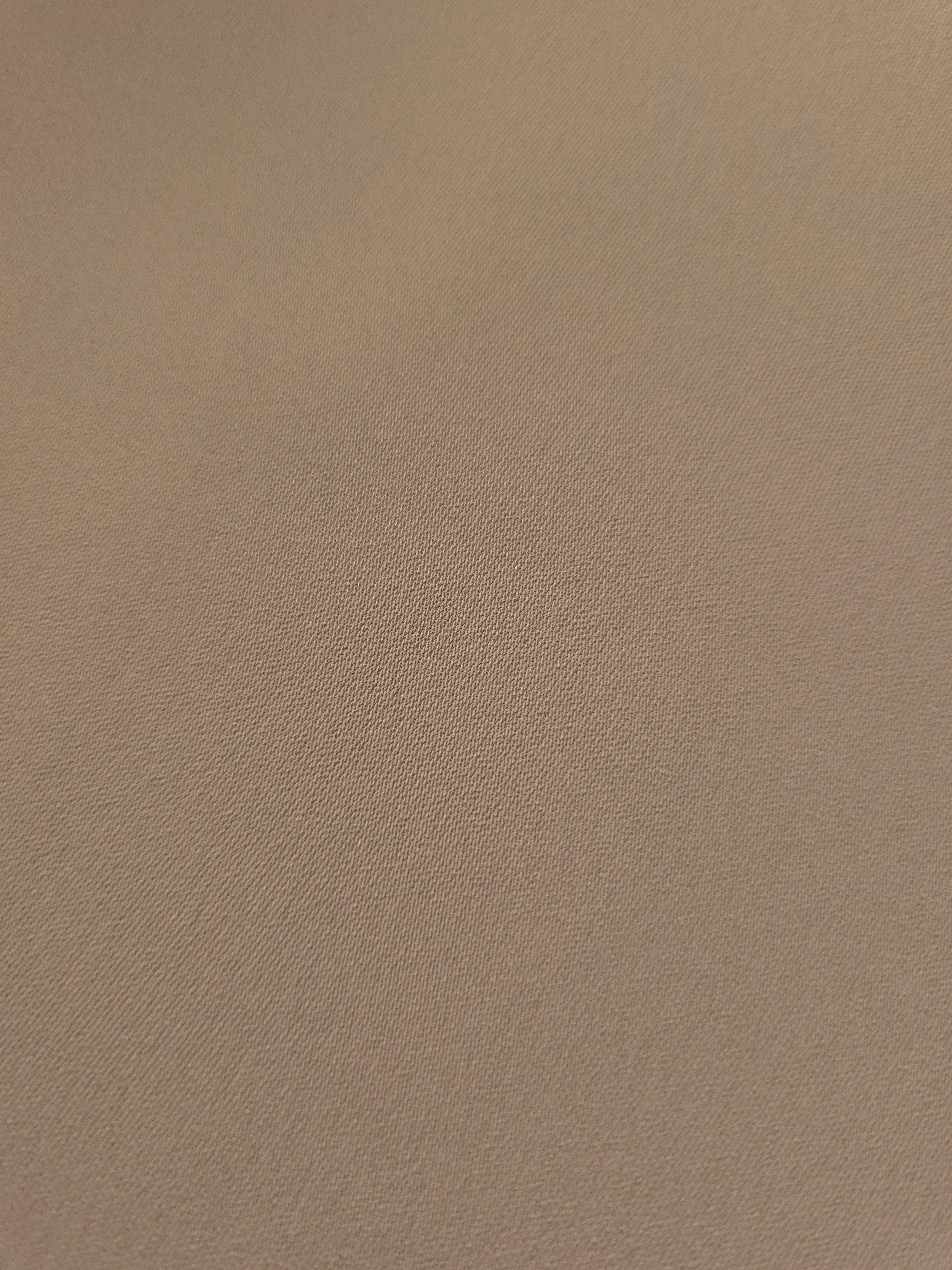 Mocha Taupe polyester crepe close-up showing fine weave, smooth texture and a soft silky-feel finish