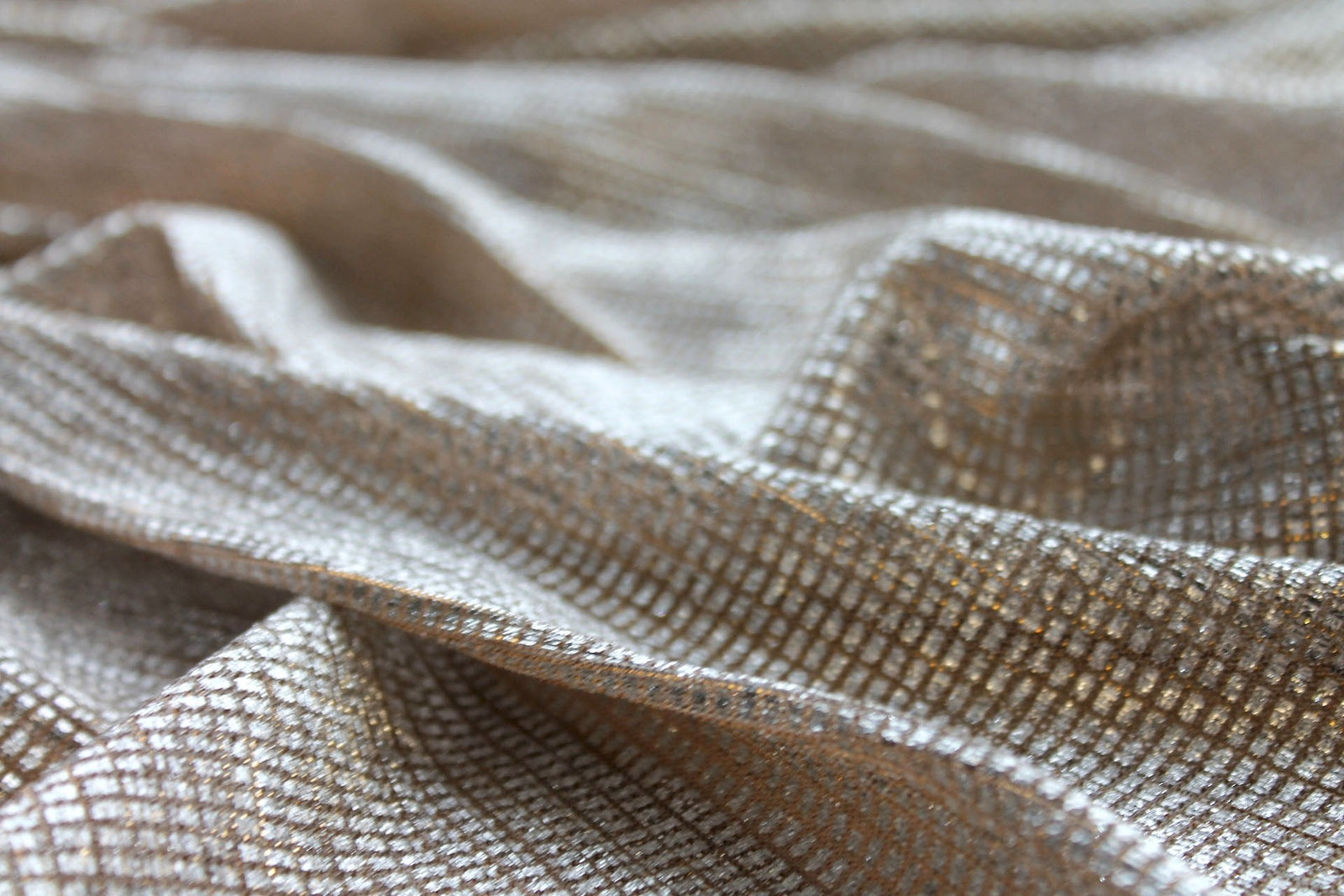 Sheer Shimmer Jersey Stretch Fabric