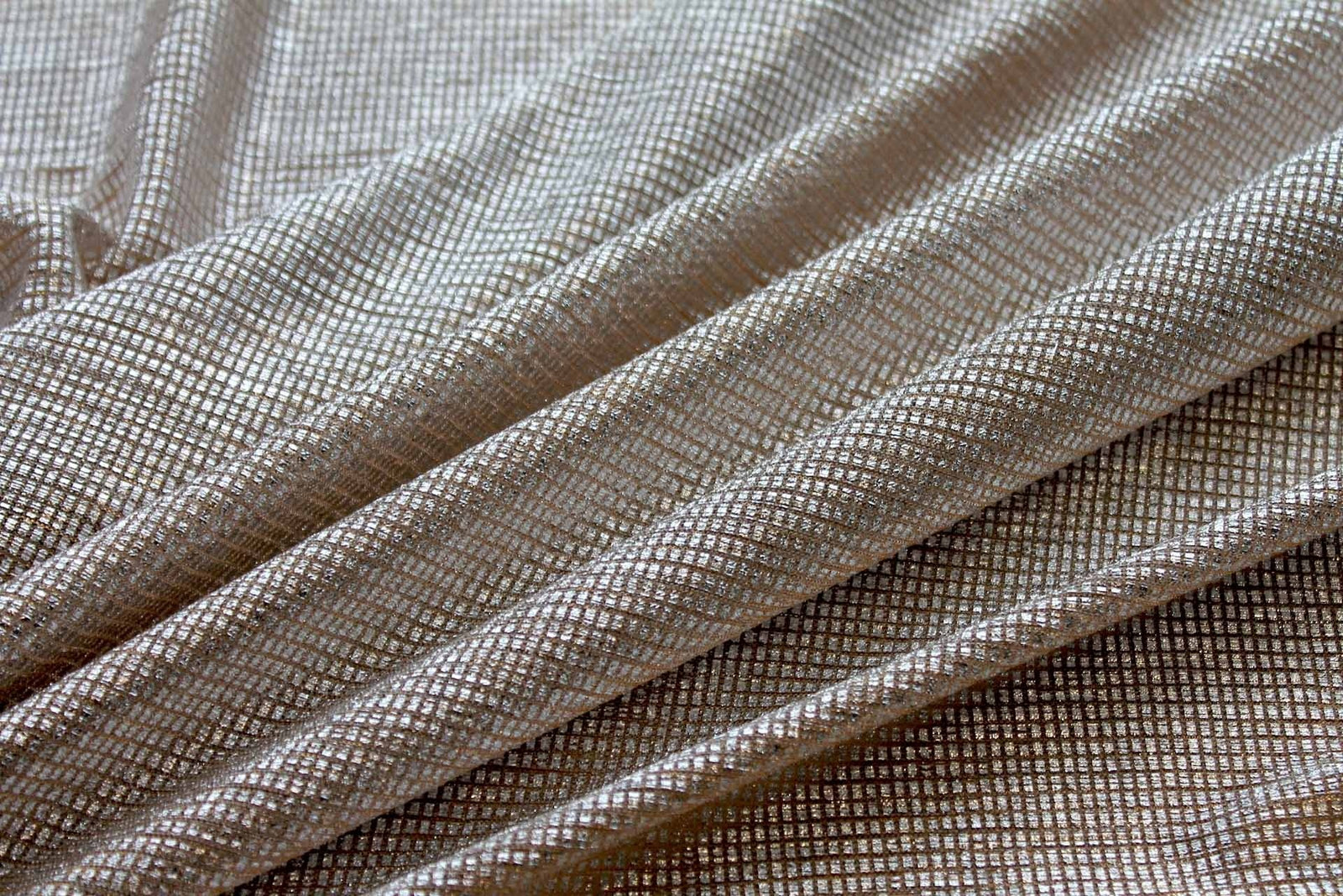 Sheer Shimmer Jersey Stretch Fabric