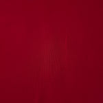 Oxblood Red Korean polyester crepe close-up showing the fine weave, smooth texture and silky-soft finish