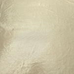 Pale Butter Cream foiled spandex fabric surface showing even metallic shimmer and stretch-fabric finish for performance and occasionwear