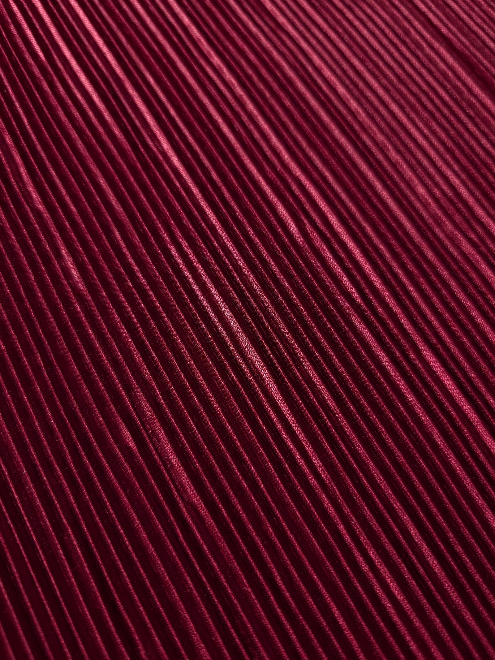 Micro Pleated Stretch Bodre Satin Fabric