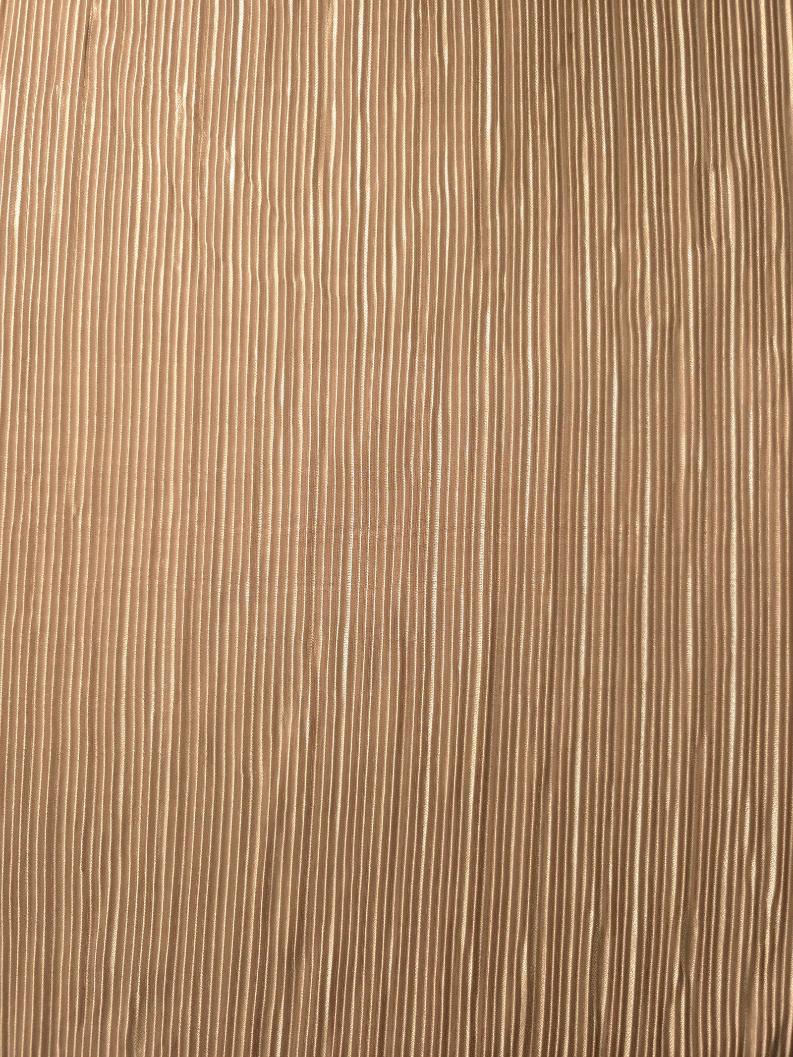Micro Pleated Stretch Bodre Satin Fabric