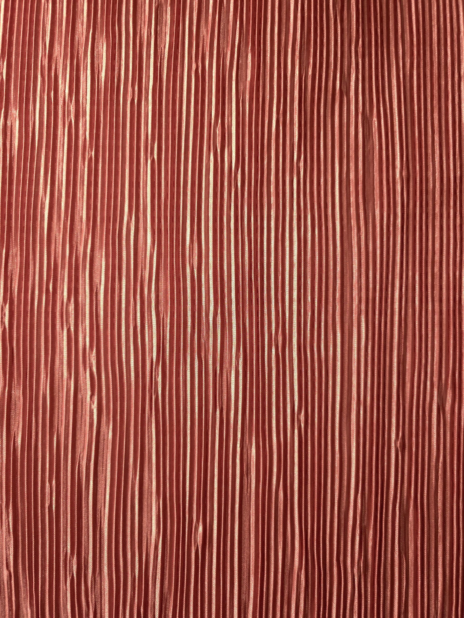 Micro Pleated Stretch Bodre Satin Fabric
