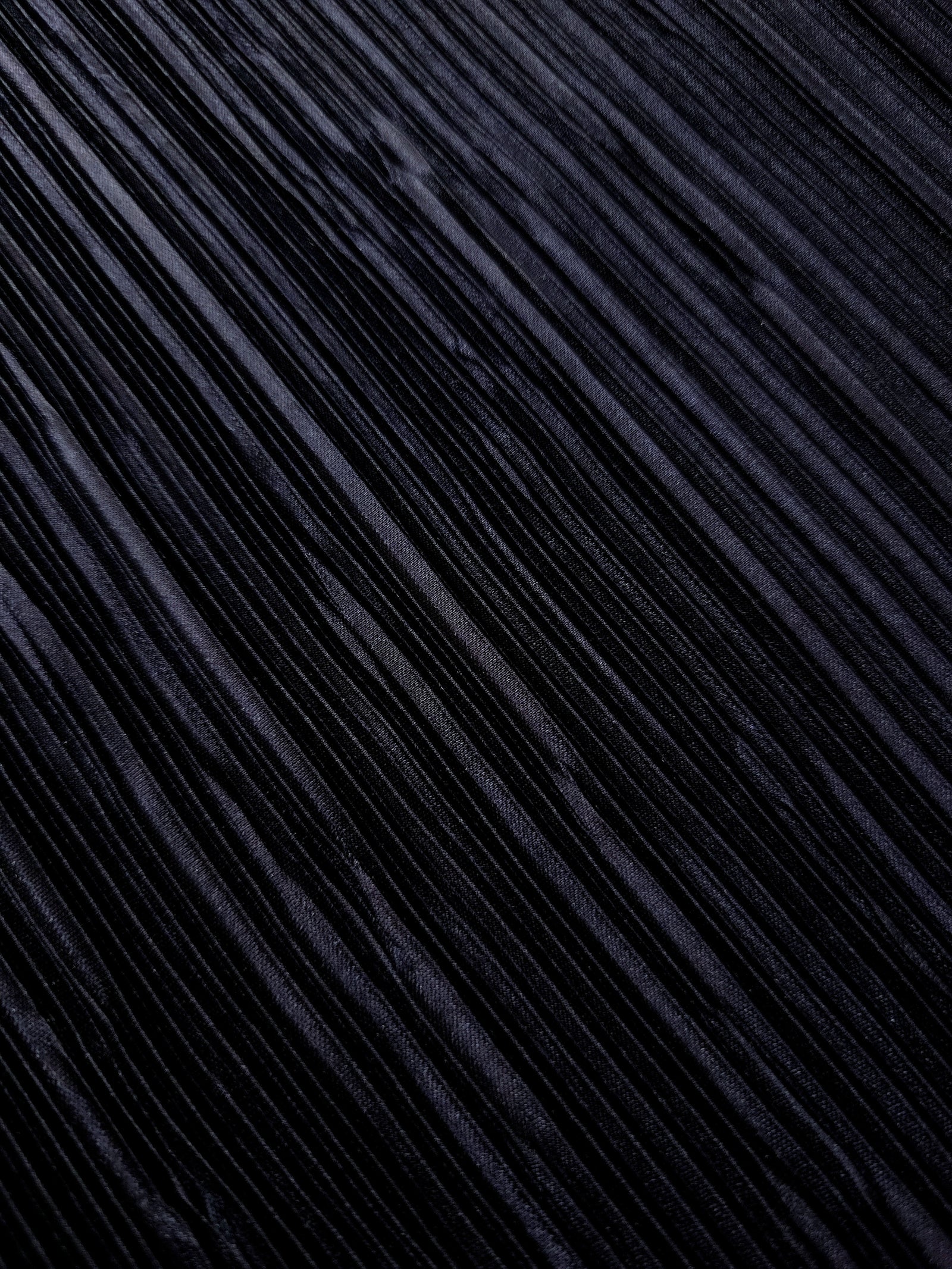 Micro Pleated Stretch Bodre Satin Fabric
