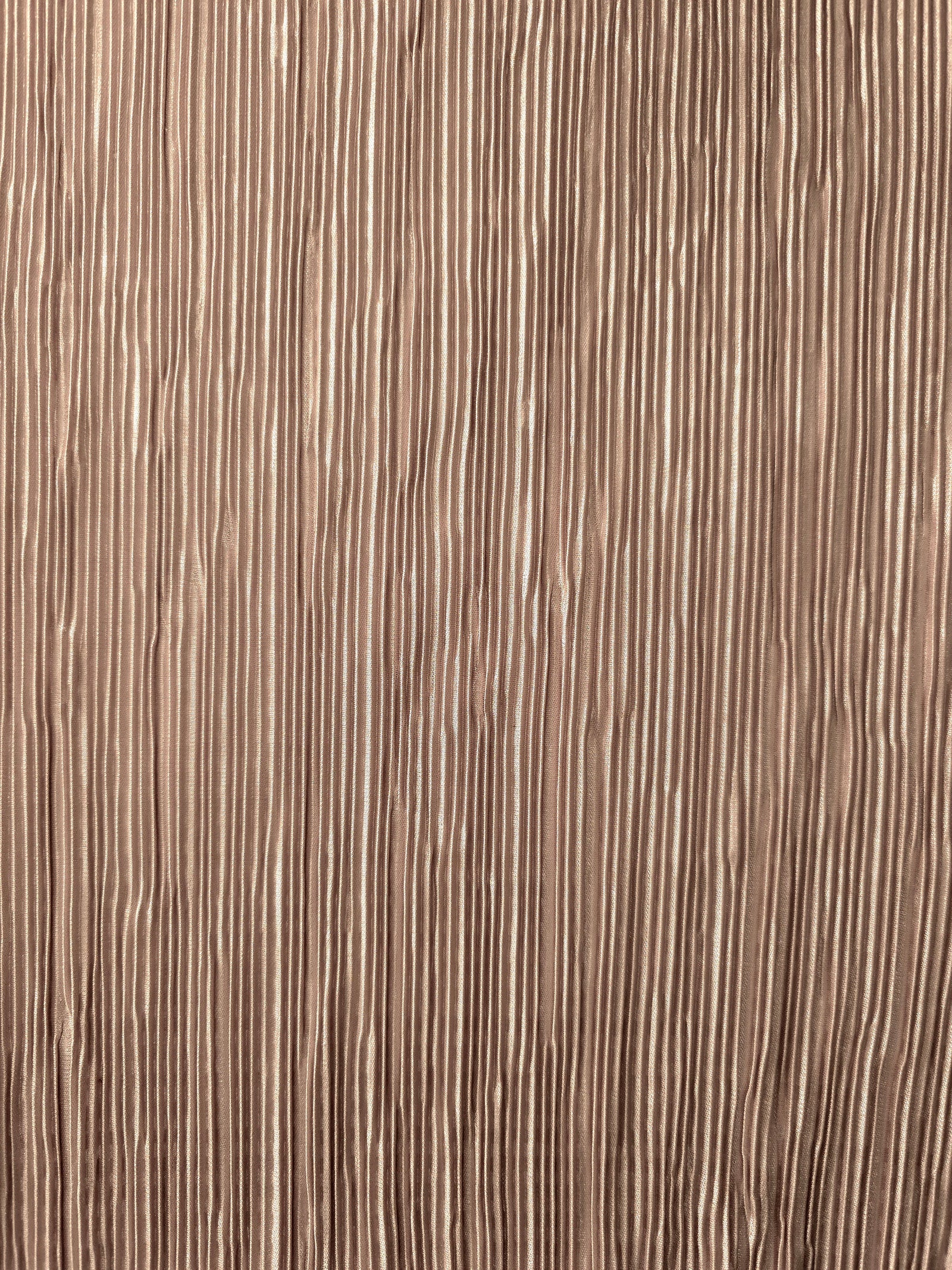 Micro Pleated Stretch Bodre Satin Fabric