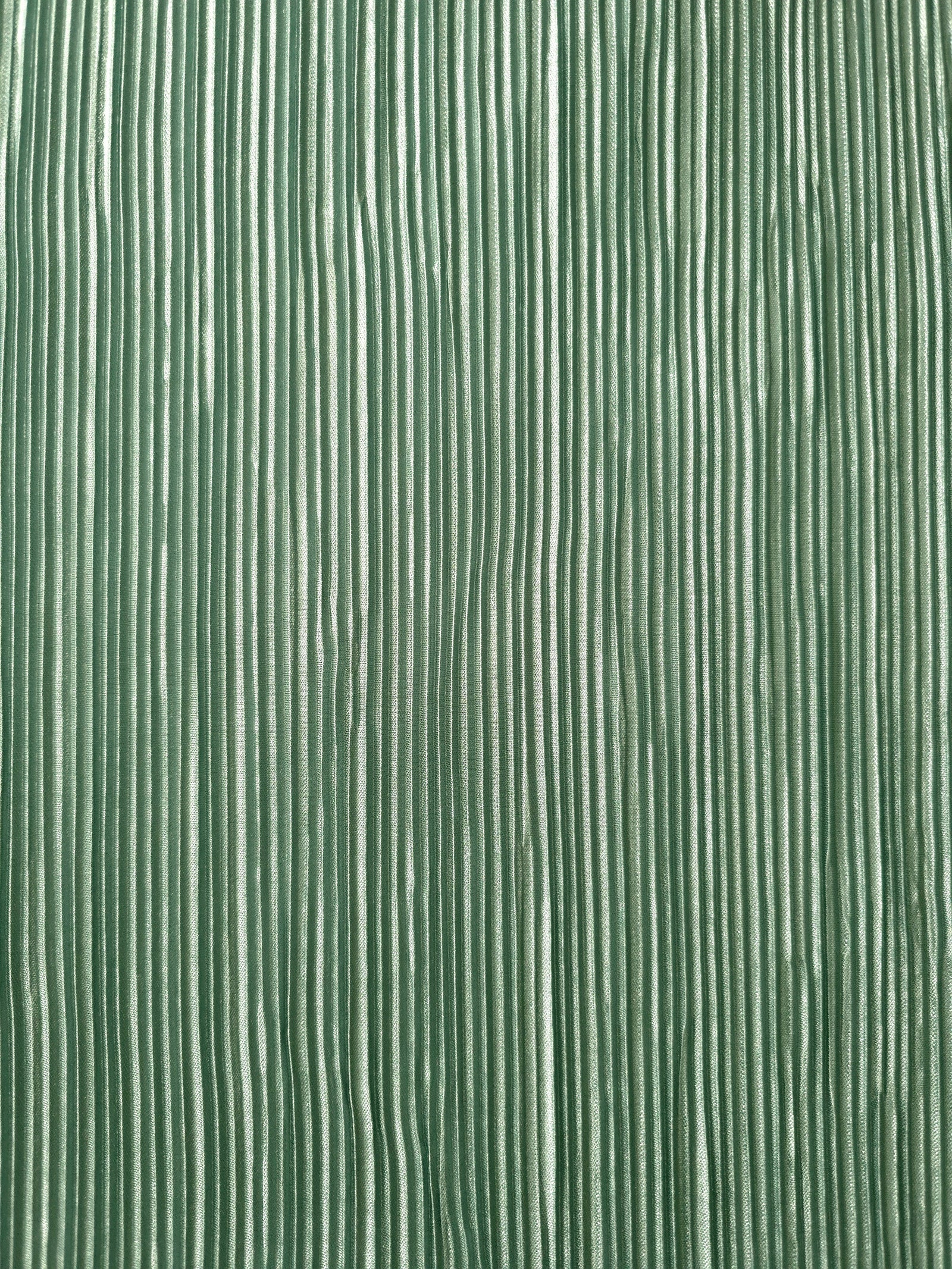 Micro Pleated Stretch Bodre Satin Fabric