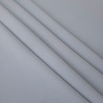 Silver Blue mechanical polyester crepe layered to show soft structure for tailored garments and separates