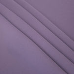 Smoky Lavender mechanical polyester crepe layered to show soft structure for tailored garments and separates