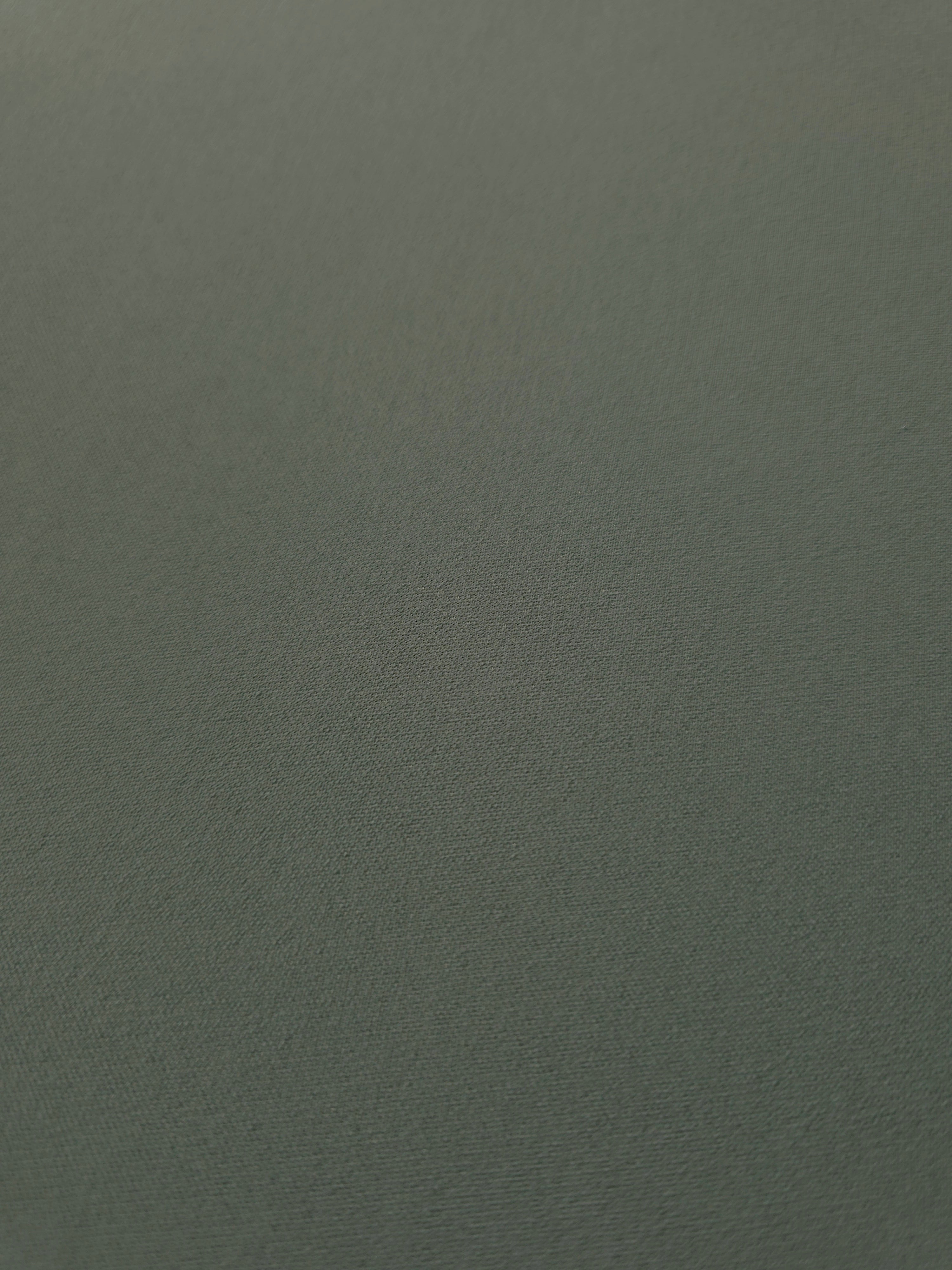 Smoky Sage Green Korean polyester crepe close-up showing the fine weave, smooth texture and silky-soft finish