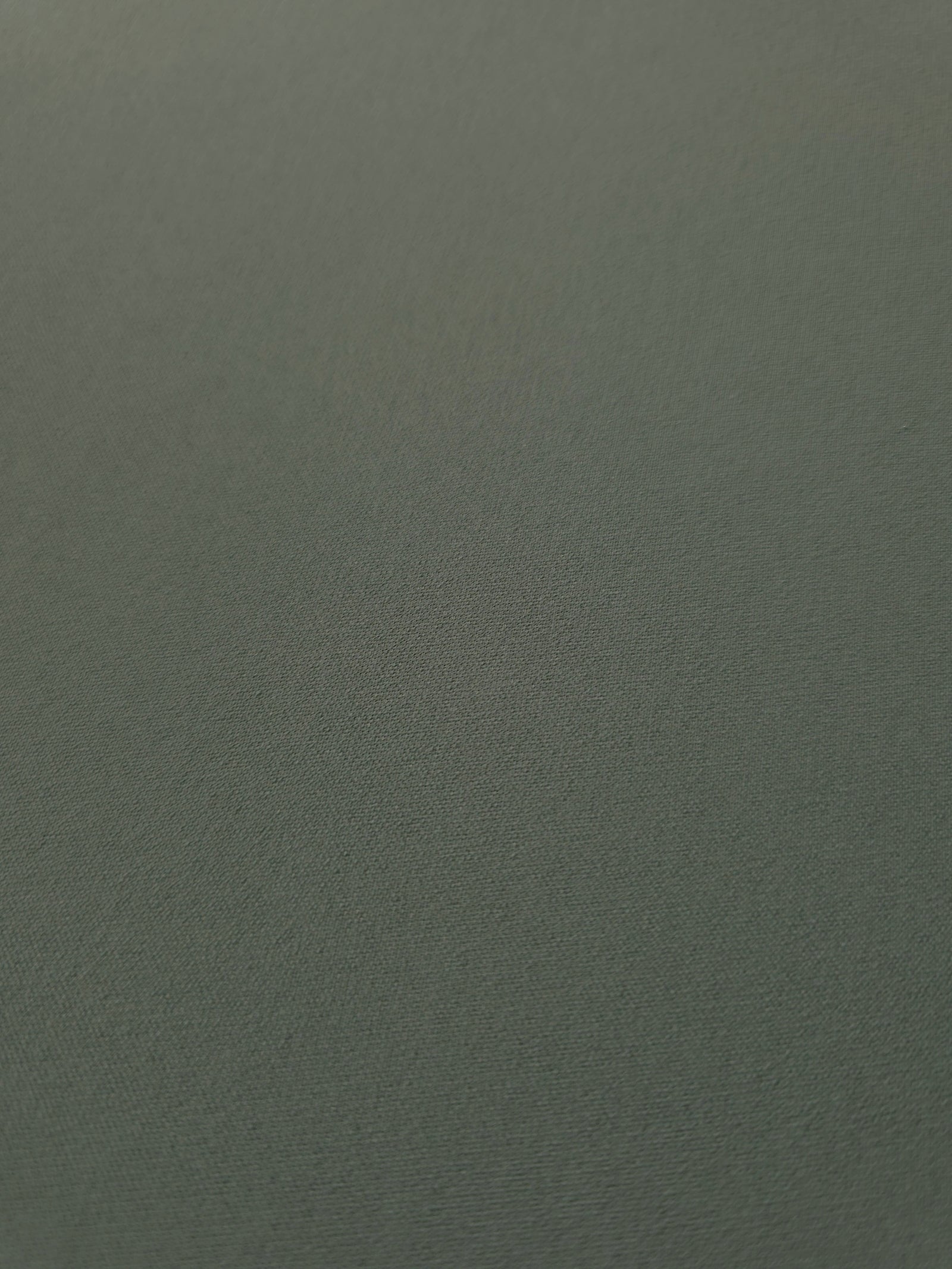 Smoky Sage Green Korean polyester crepe close-up showing the fine weave, smooth texture and silky-soft finish