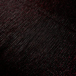 Close-up of Black Cherry Sheer Square Shimmer Stretch Tulle Fabric revealing the square shimmer repeat and fine transparent mesh