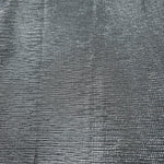 Surface detail of Bright Silver Sheer Square Shimmer Stretch Tulle Fabric highlighting square grid scale and lightweight tulle texture