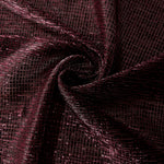 Layered Dark Pink Sheer Square Shimmer Stretch Tulle Fabric showing overlapping geometry, denser shimmer and translucent depth